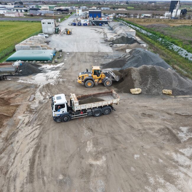 Chantier vu d'en haut - REVAL Matériaux